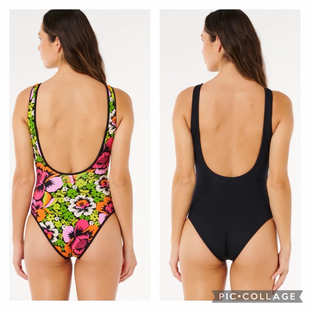 RIPCURL Carioca Hi-Leg Reversible One Piece - Bloom, SMALL - Picture 12 of 12
